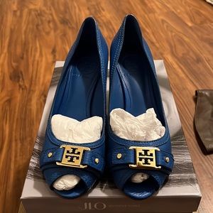 Blue Wedge Tory Burch